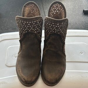 Women's Brown Leather Boots
